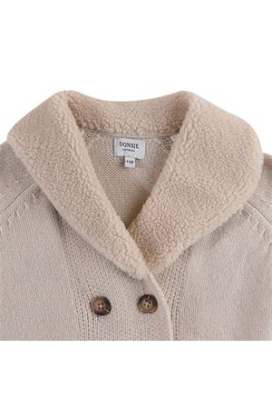 Gilet Nannie in lana merino Soft Sand DONSJE KIDS | 408530000037